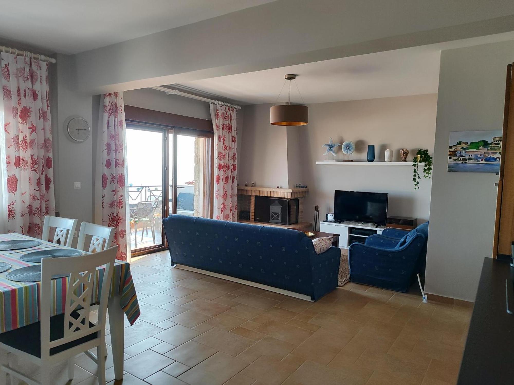 Navy Blue Apartment Nea Skioni Luaran gambar