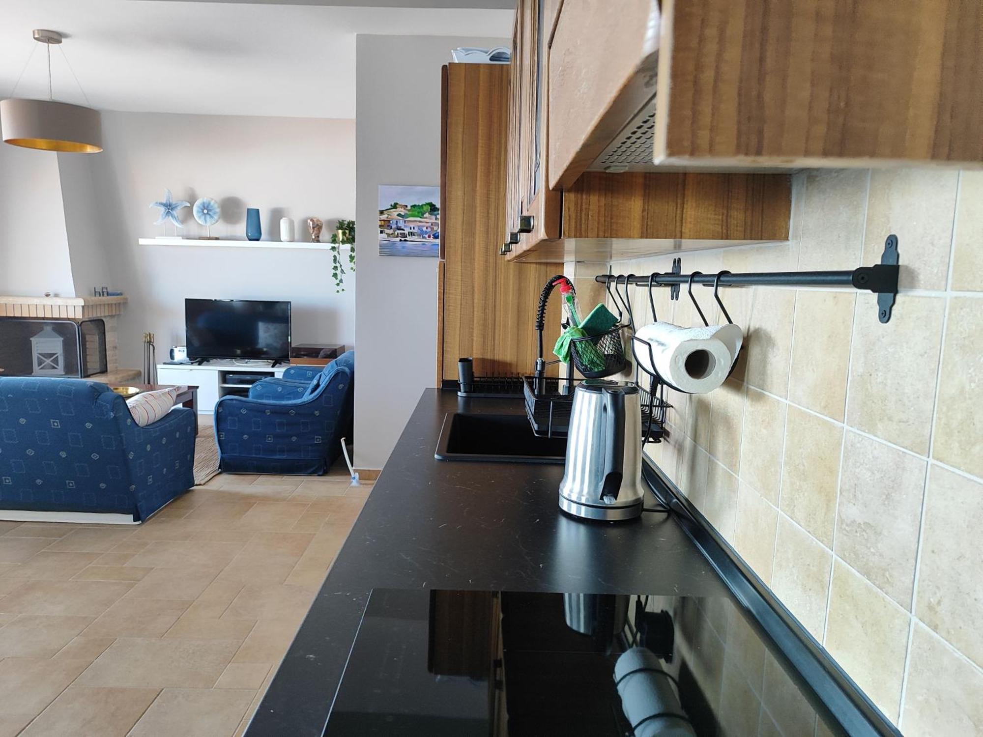 Navy Blue Apartment Nea Skioni Luaran gambar